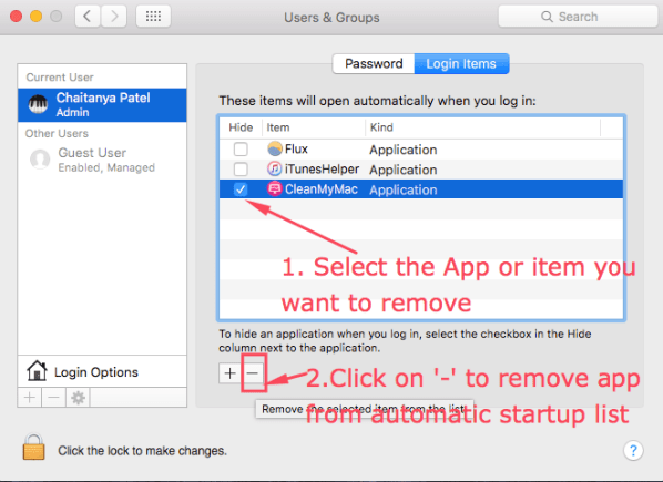 Remove an app from mac os